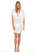 SHORT SLEEVE TUNIC WITH HOODIE - GOFRET